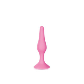 Plug anal ventouse rose taille S 